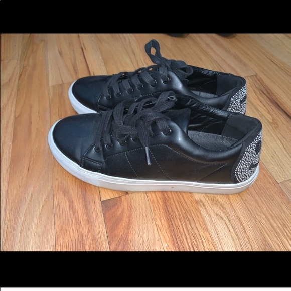 Steven Madden Smiley Platform Sneakers with rhinestones Sz 9 - Picture 4 of 9